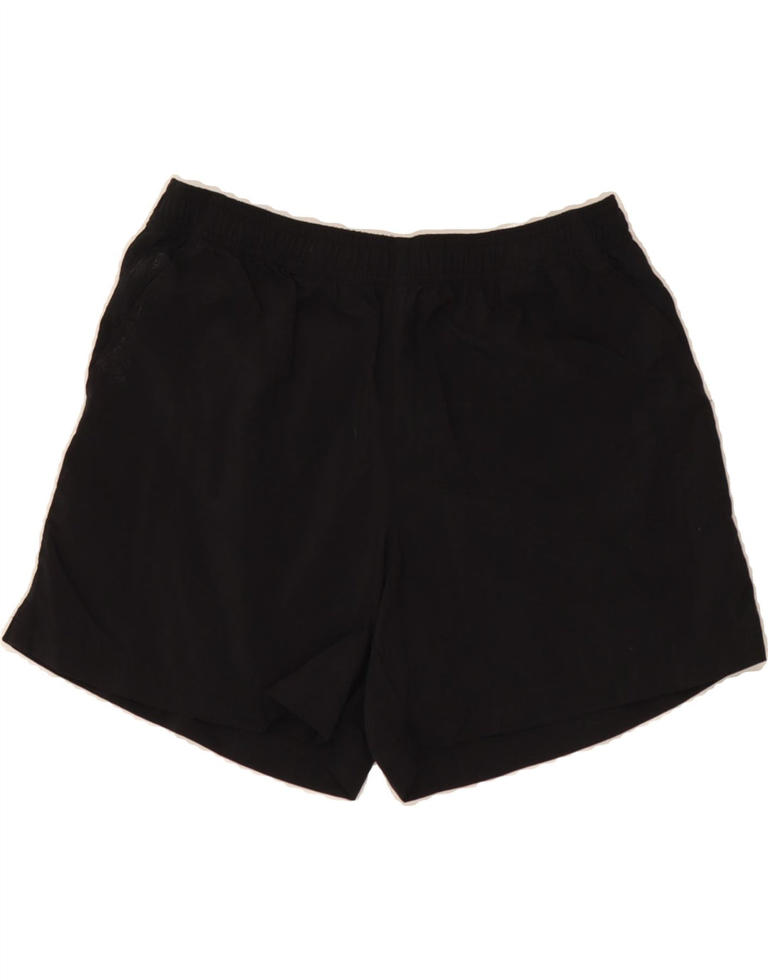 COLUMBIA Womens Sport Shorts UK 12 Medium Black Polyester Vintage Columbia and Second-Hand Columbia from Messina Hembry 