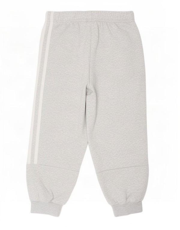 Adidas Pantalon de Survêtement Garçon Joggers 4-5 ans Gris Moucheté Coton