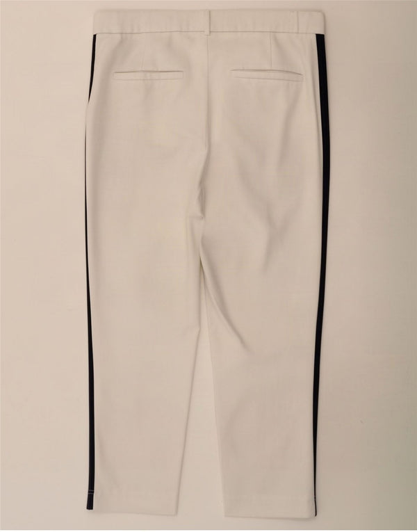 Pantalon court Trafaluc Zara Femme Medium W28 L24 Blanc Colourblock