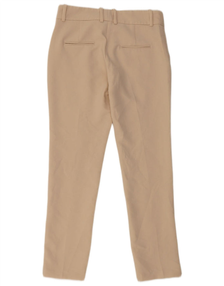 Zara Femme Pantalon Chino Slim Fit XS Beige Polyester