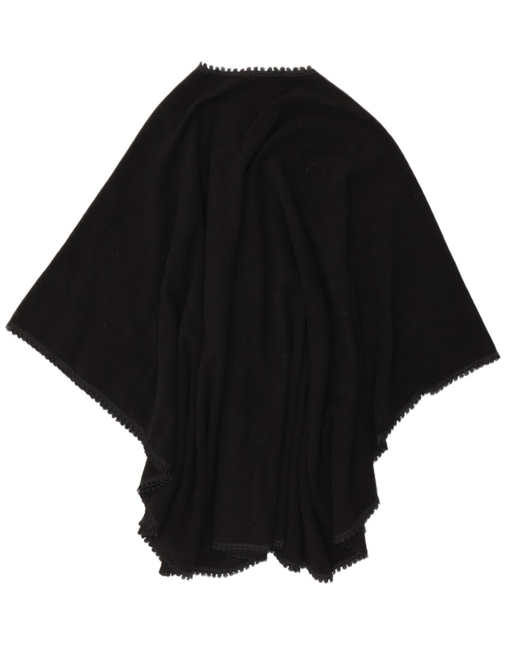 Manteau Poncho Femme Vintage Taille Unique Noir