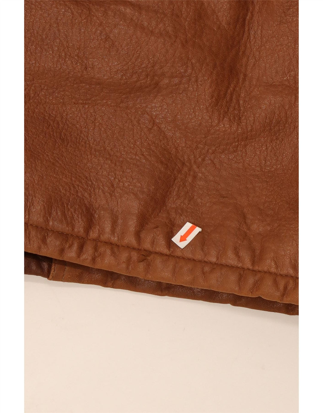 Veste en cuir homme vintage IT 52 XL Cuir colour block marron