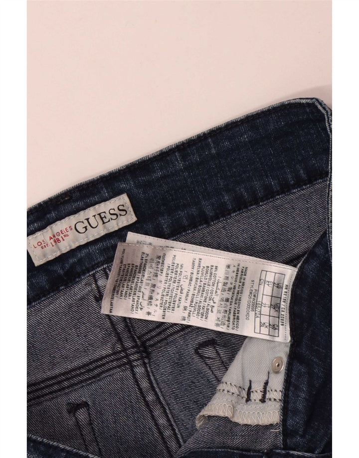 Guess Short En Jean W29 Femme Bleu Moyen Coton