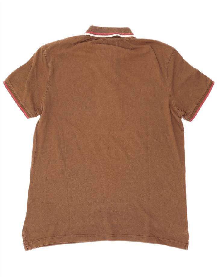 Diadora Polo Homme XL Marron Coton