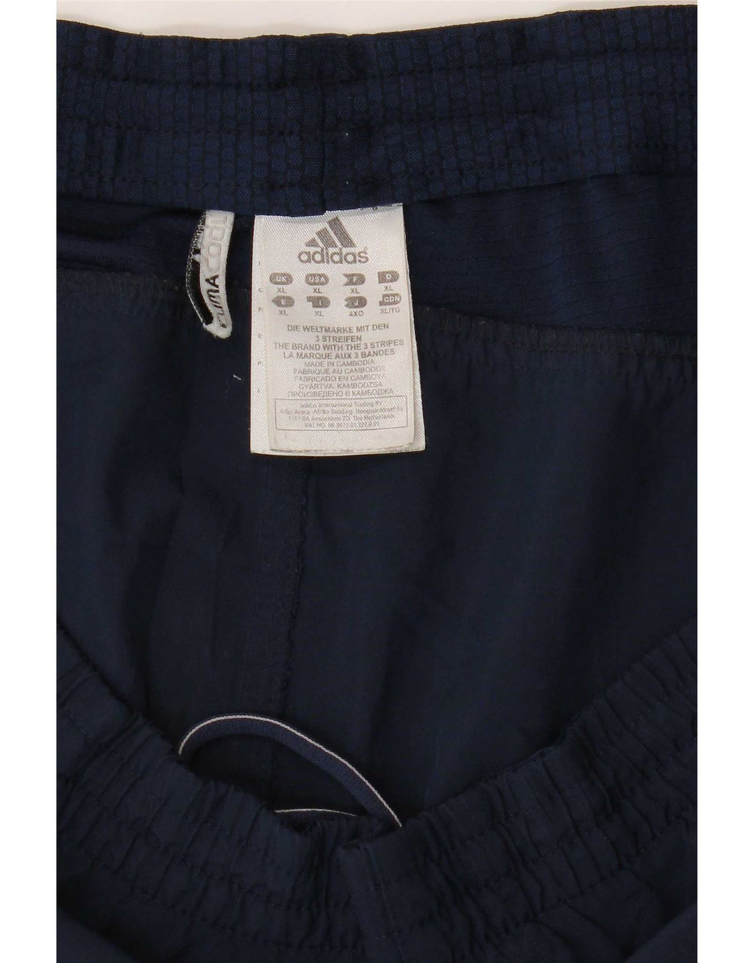 Adidas Hommes Climacool Sport Shorts XL Bleu Marine Polyester