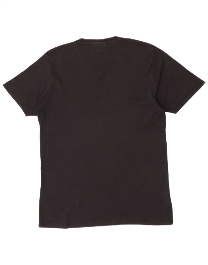 Hugo Boss Hommes T-Shirt Top Large Noir Coton