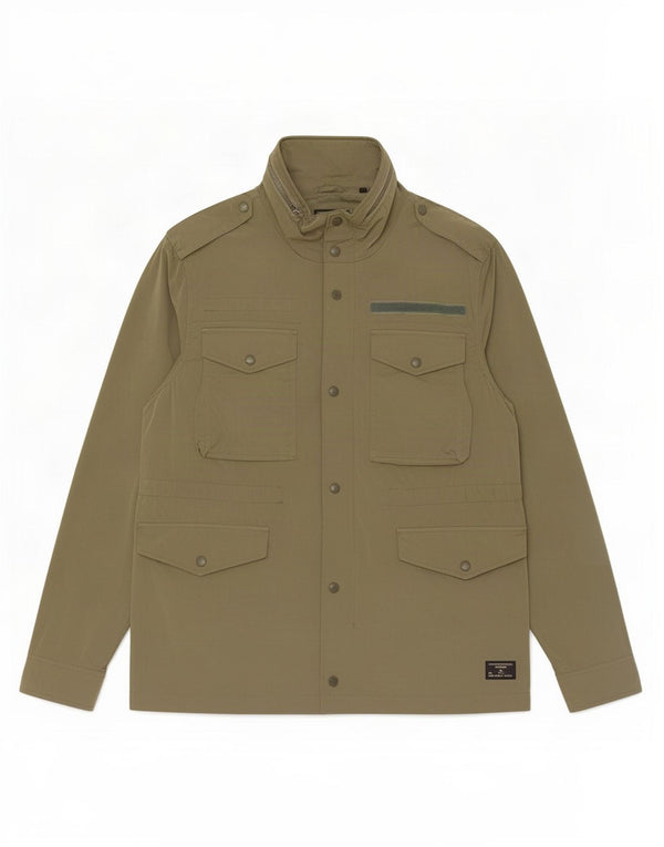 Superdry Veste Militaire Homme UK 42 XL Kaki Nylon
