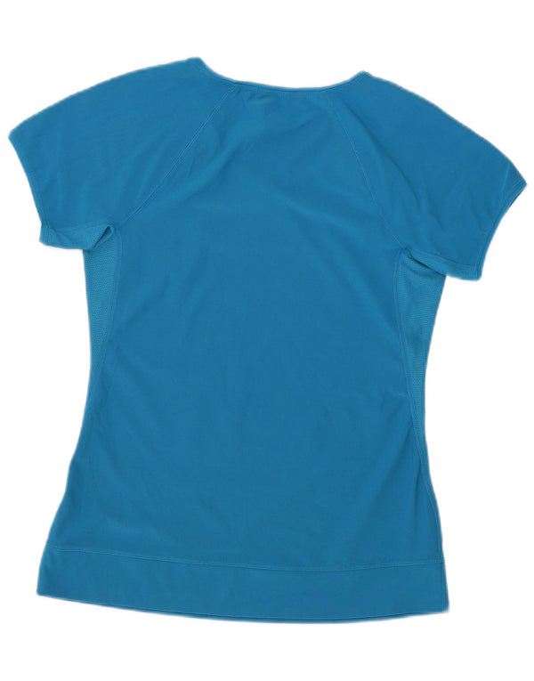 Nike T-Shirt Femme UK 14/16 Grand Bleu