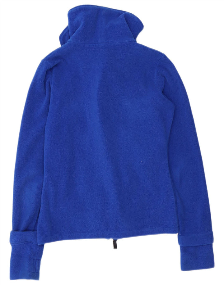 BENCH Veste polaire graphique pour femme UK 14 Bleu moyen Polyester