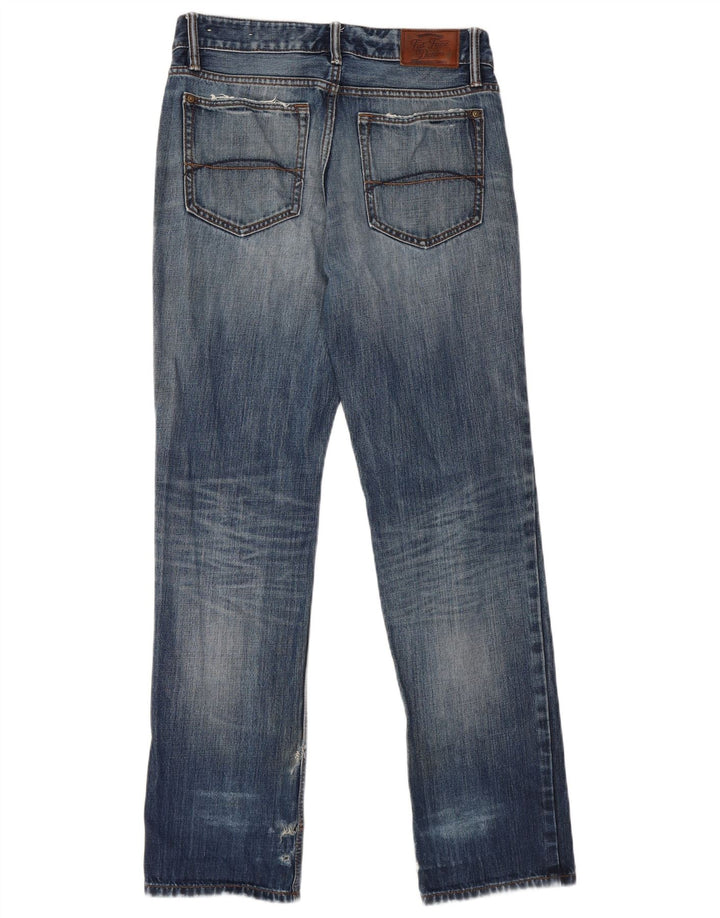 Fat Face Jean droit homme W30 L31 bleu coton