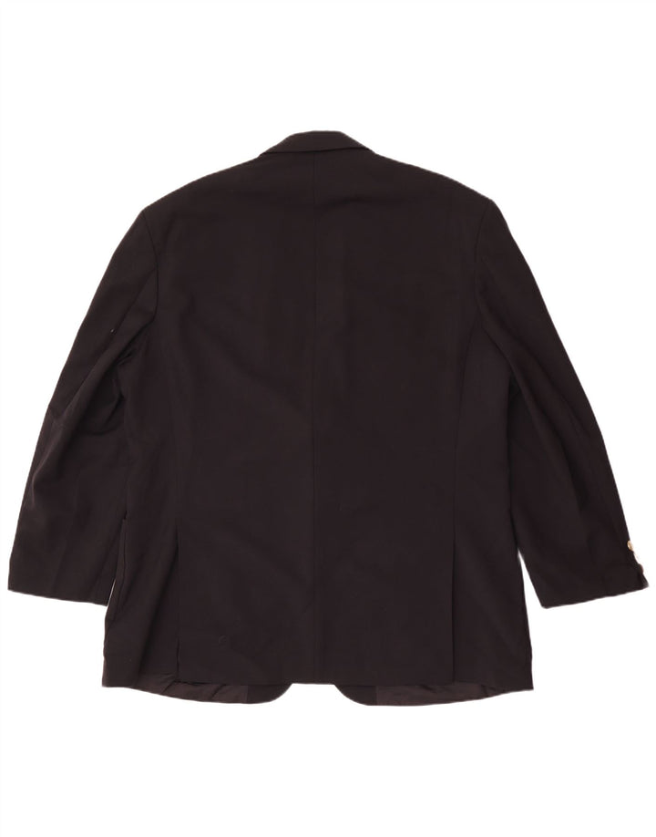 Marks & Spencer Veste blazer à 2 boutons pour homme UK 46 XL Noir Polyester