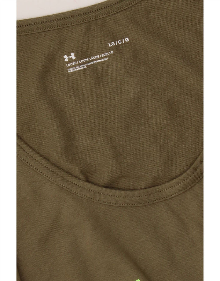 Under Armour Débardeur Graphique Homme Large Kaki