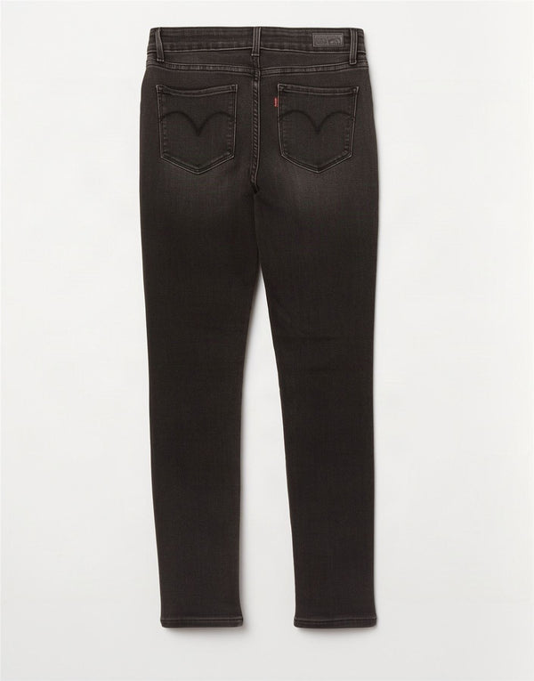 Levi's Jean Skinny Demi Curve Taille Mi-haute Femme US 4 Small W27 L30 Noir