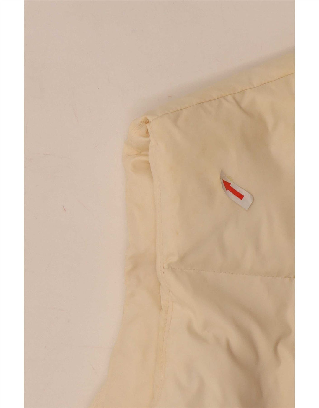 Napapijri Gilet rembourré graphique pour homme UK 38 Medium Off White Polyamide