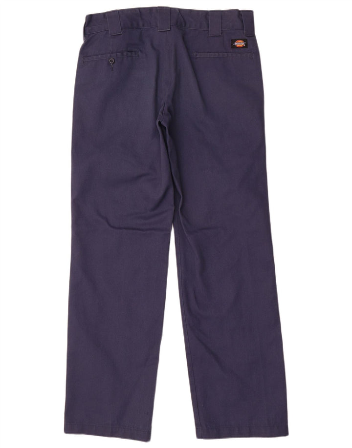 Dickies Pantalon Chino Slim Droit Homme W32 L32 Bleu Marine Polyester