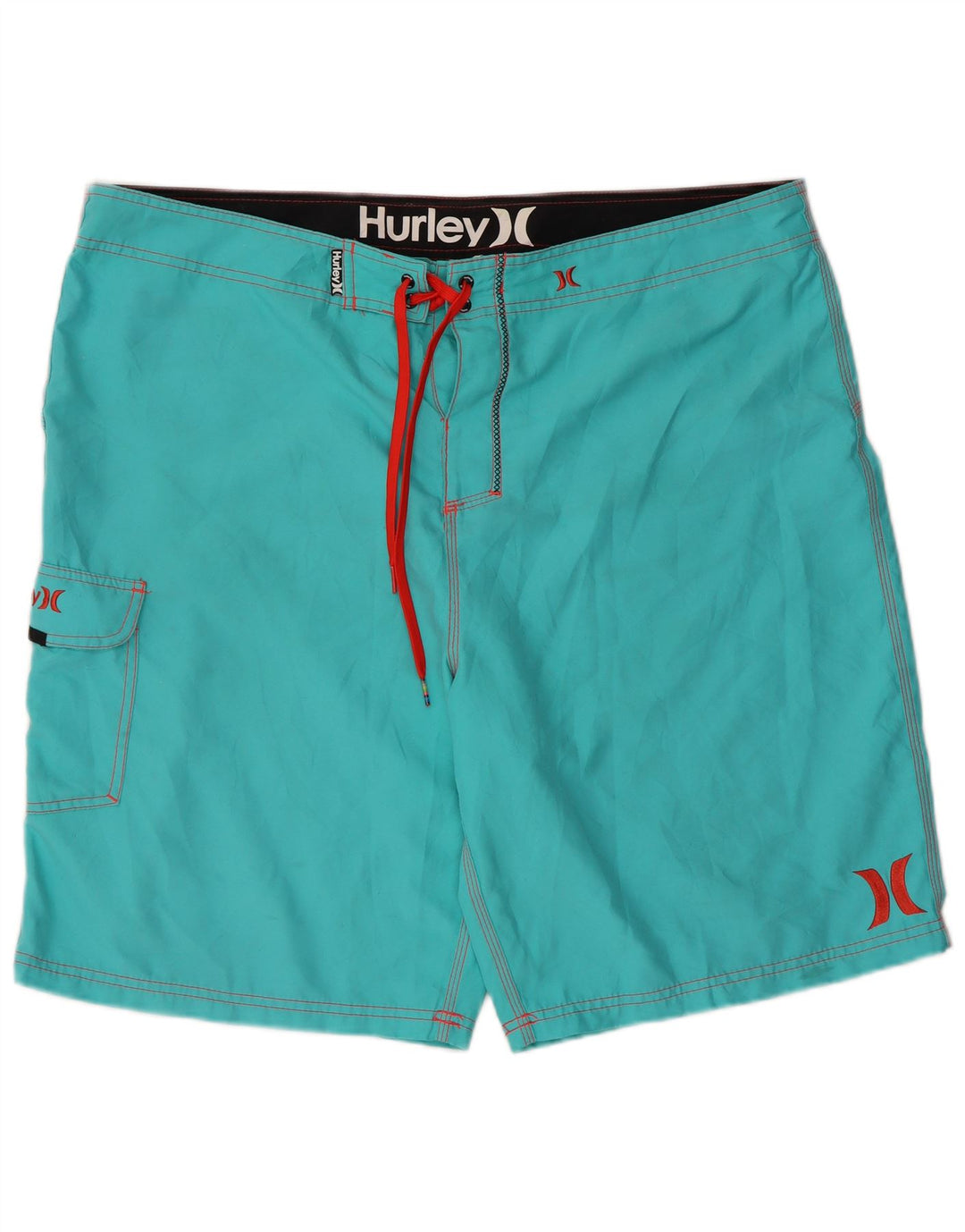 Hurley Short de Bain Homme XL Turquoise Polyester
