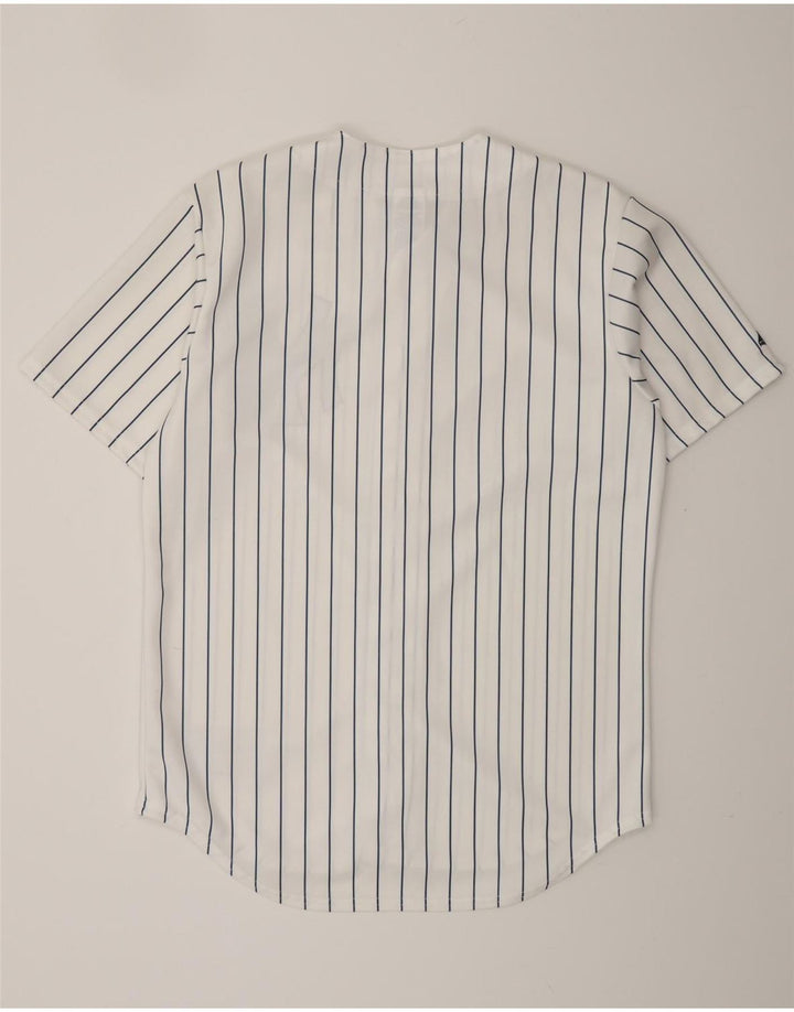 MAJESTIC Haut en Jersey Graphique New York Yankees Homme Rayures Blanches Moyennes