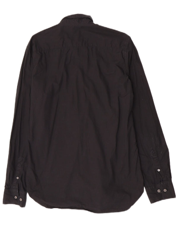 French Connection Chemise Homme Petit Noir Coton