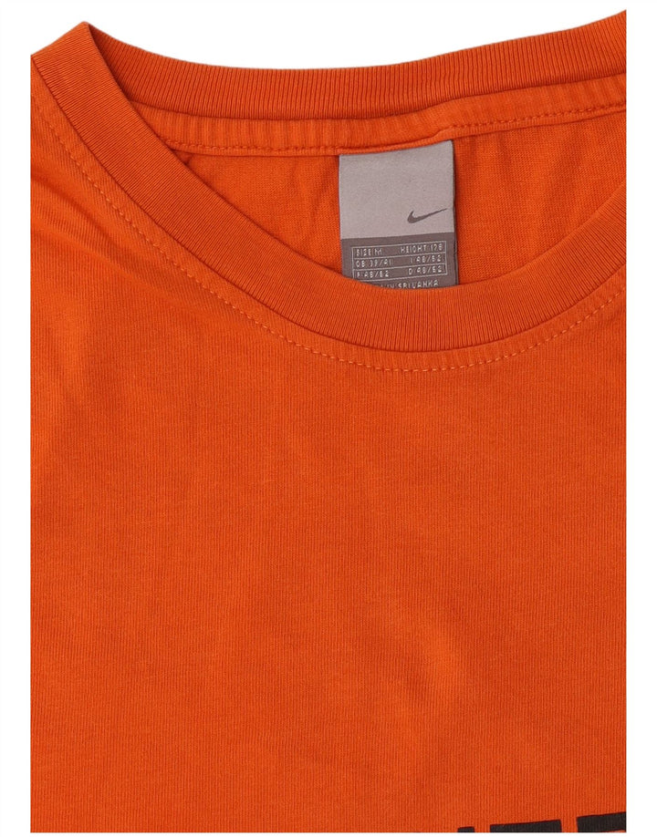Nike T-shirt graphique pour homme UK 39/41 Orange moyen