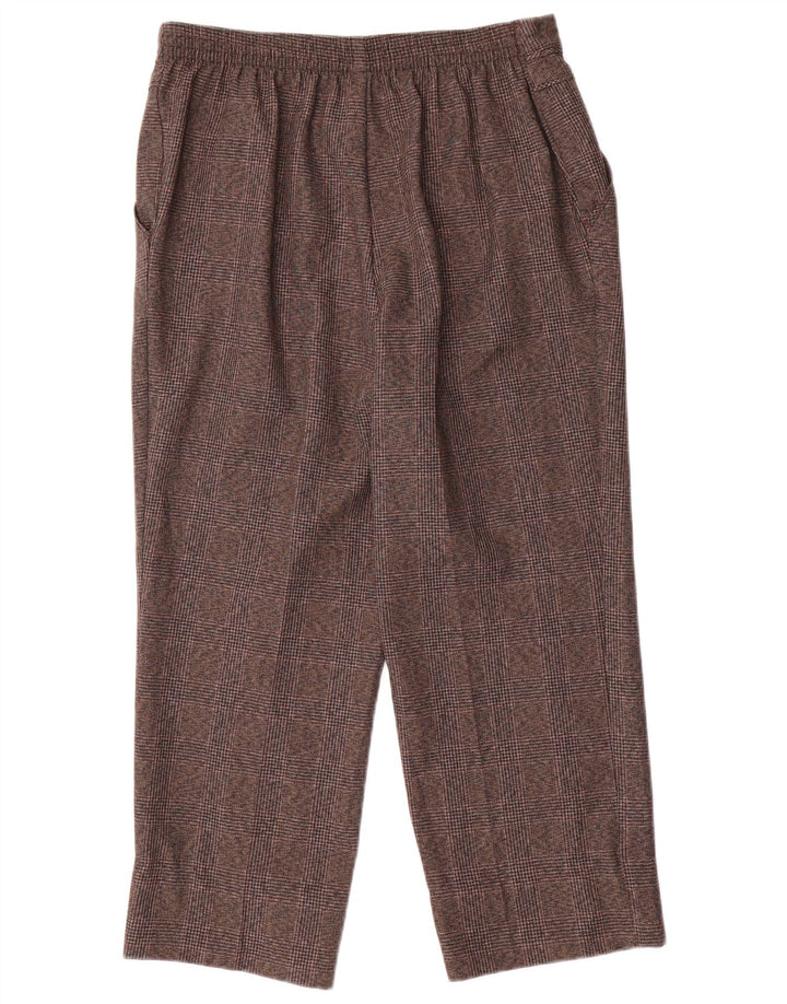 Marks & Spencer Pantalon court pour femme UK 12 Medium W28 L24 Gris