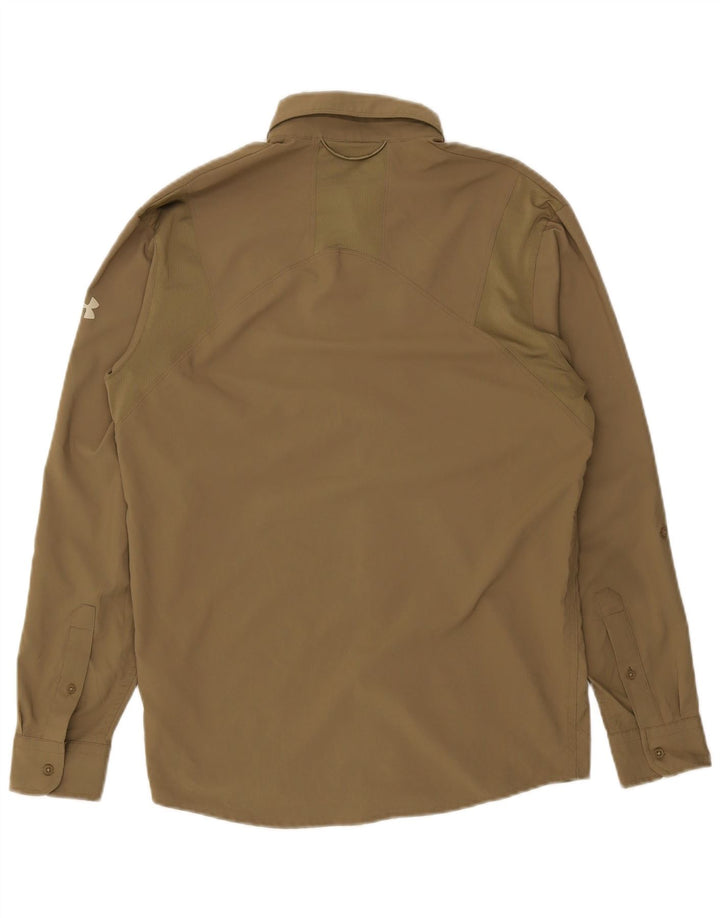 Under Armour Chemise Loose Fit Homme Kaki Polyester