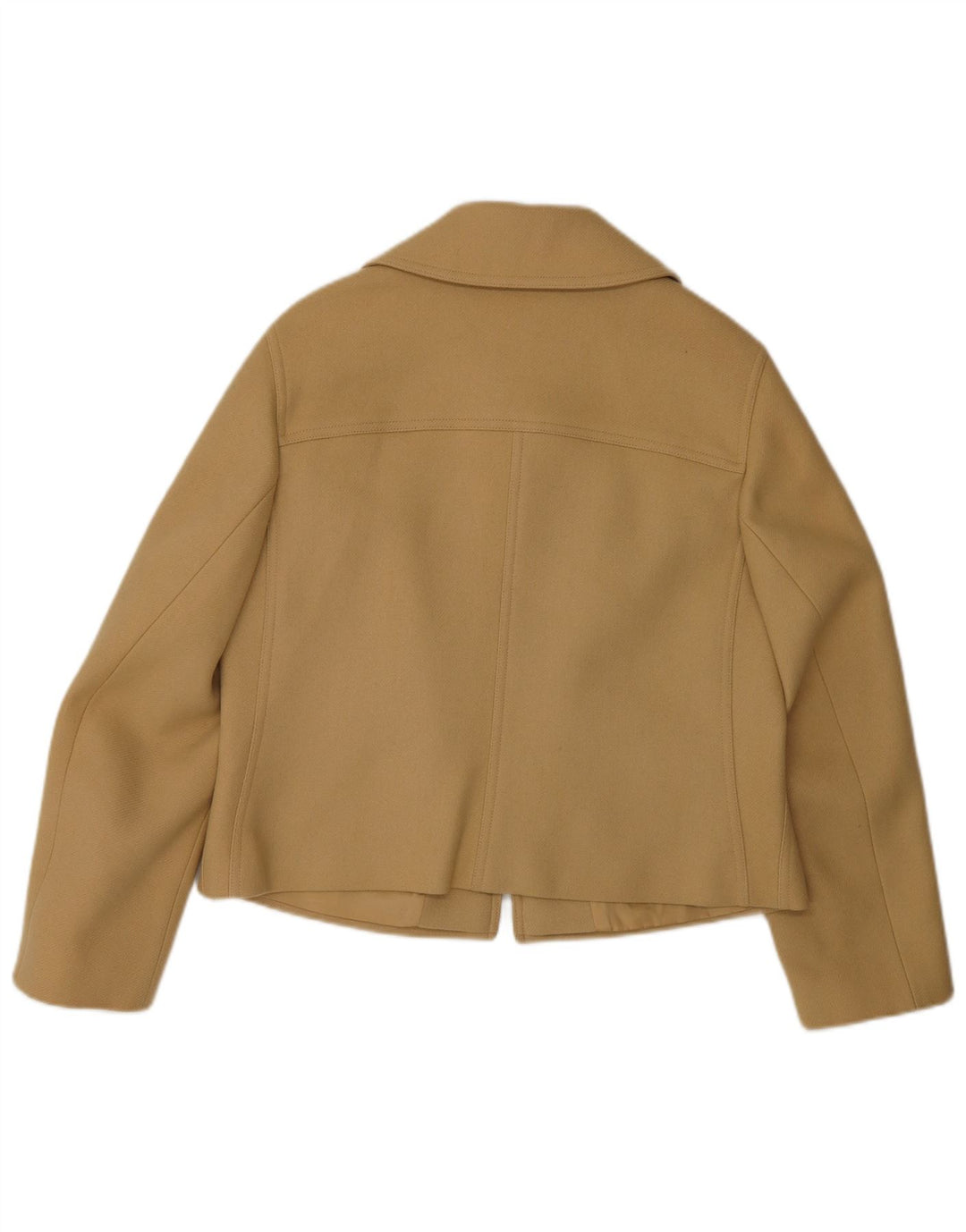 Bogner Veste blazer zippée pour femme UK 16 Grande laine beige