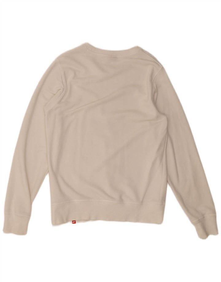New Balance Sweat-Shirt Graphique Homme Blanc Moyen Coton