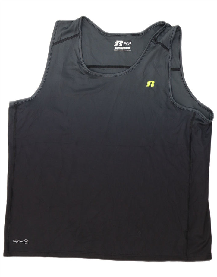 RUSSELL ATHLETIC Débardeur Homme UK 46/48 XL Noir Polyester