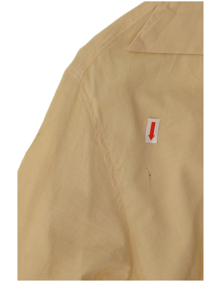 Murphy & Nye Chemise pull à manches 3/4 pour femme UK 14 en coton jaune moyen
