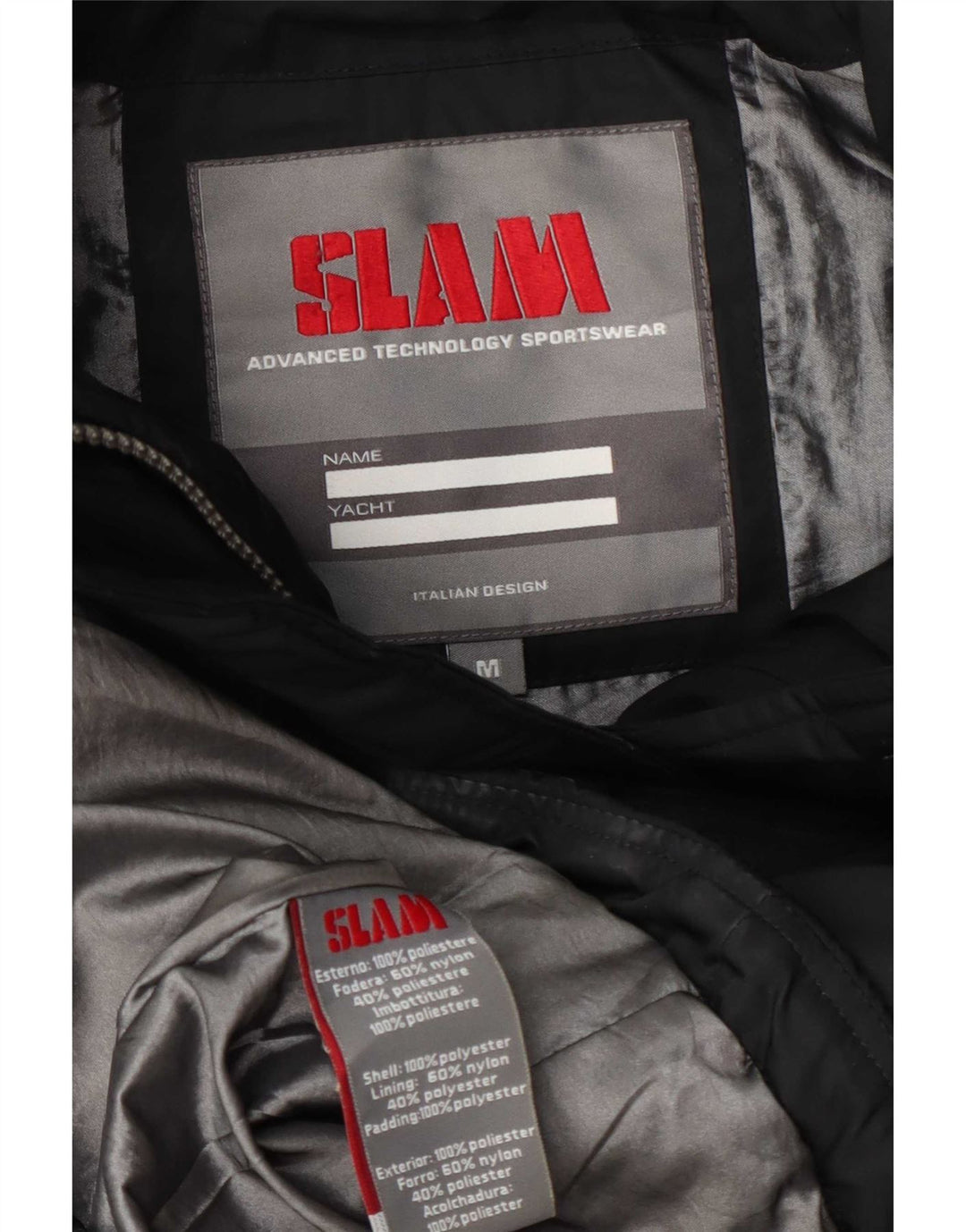 Slam Veste matelassée à capuche pour femme UK 44 Medium Noir Polyester