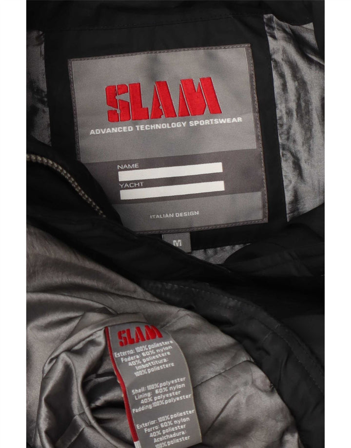 Slam Veste matelassée à capuche pour femme UK 44 Medium Noir Polyester