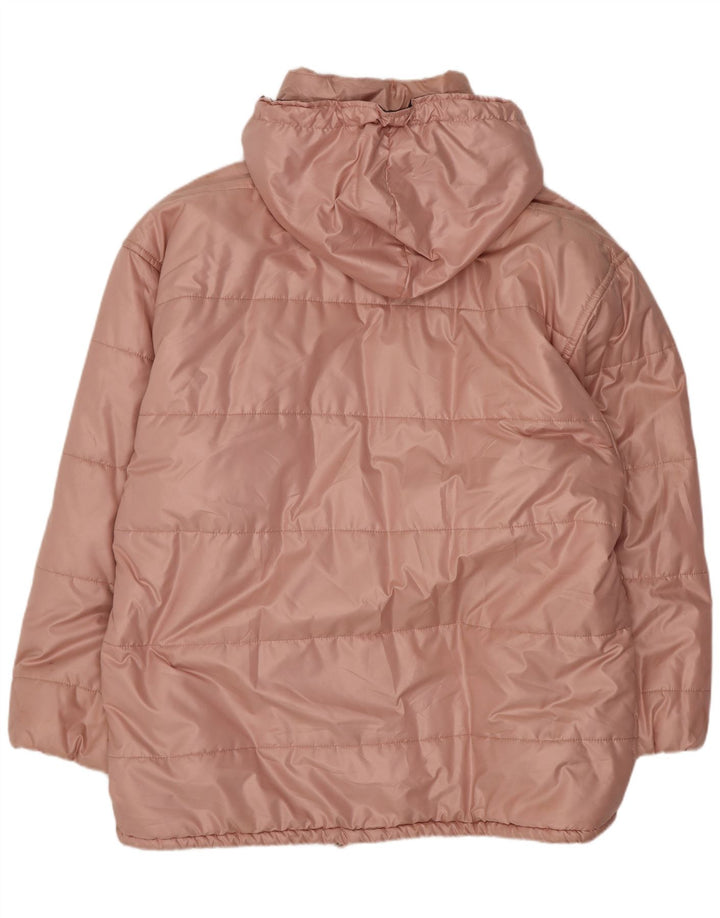 Belfe & Femme Veste matelassée surdimensionnée à capuche IT 46 Large Rose Polyester