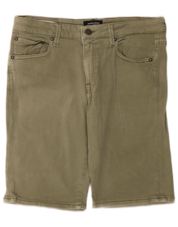 Jack & Jones Short en Jean Homme Large W34 Kaki