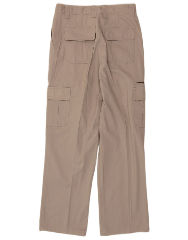 VINTAGE Pantalon cargo droit classique pour homme W29 L29 Beige