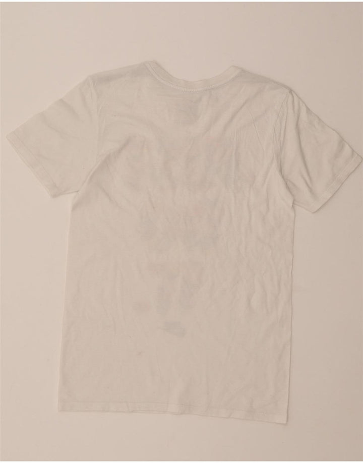 NIKE Mens Athletic Cut Graphic T-Shirt Top XS White Vintage Nike and Second-Hand Nike from Messina Hembry 
