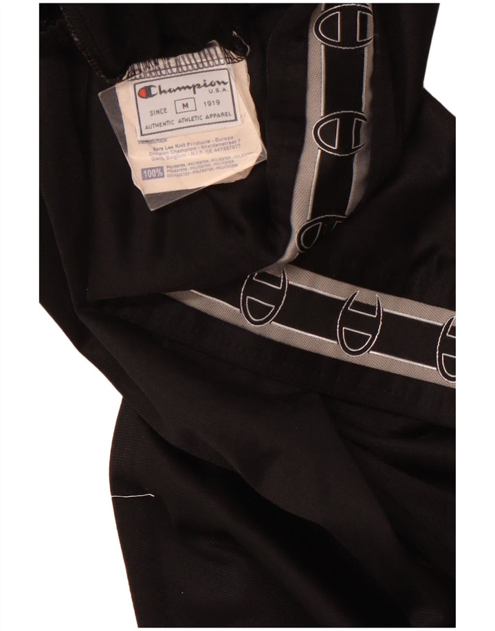 CHAMPION Pantalon de survêtement graphique pour femme UK 12 Medium Noir Polyester