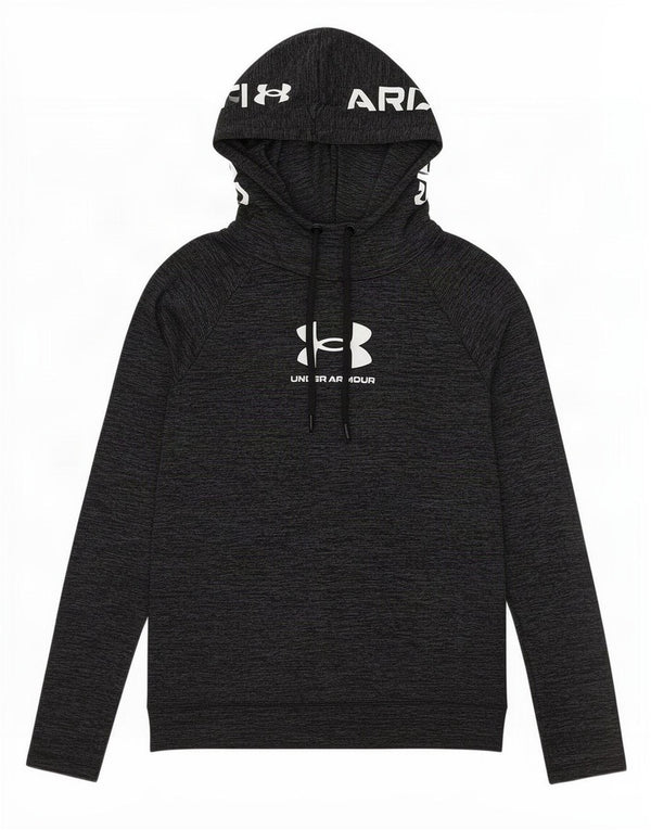 Under Armour Haut à capuche graphique à manches longues XS Gris Moucheté Polyester