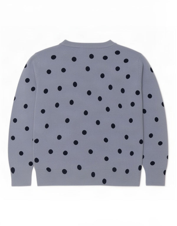 Marks & Spencer Pull col bateau pour femme UK 10 Petit pois bleu