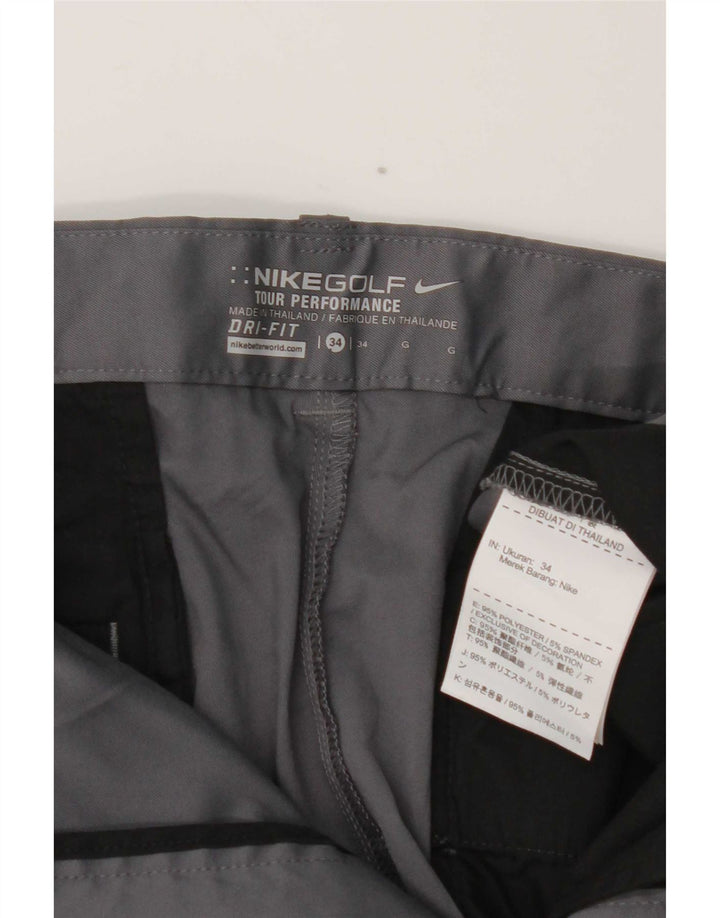 Nike Short chino Dri Fit W34 pour homme en polyester gris Taille L