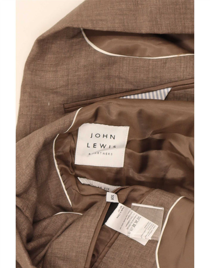 John Lewis Veste blazer à 2 boutons pour homme IT 50 Grand lin beige