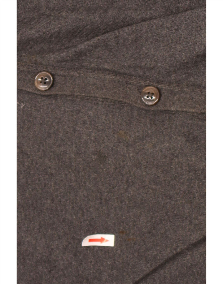 Marks & Spencer Cardigan pour homme en coton gris Taille L
