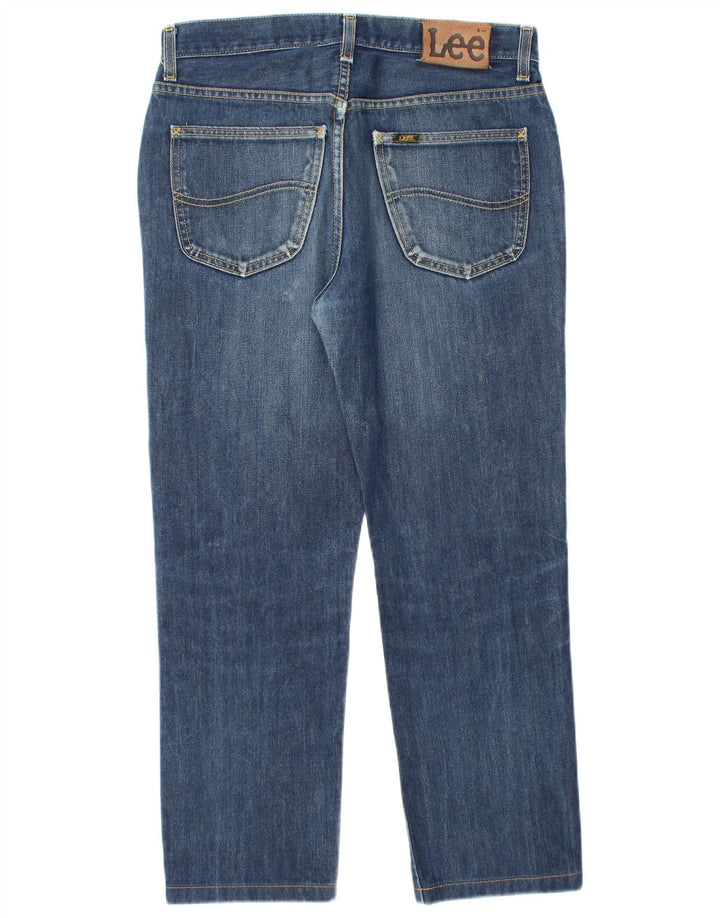 LEE Jean Droit Chicago Homme W32 L26 Bleu Coton