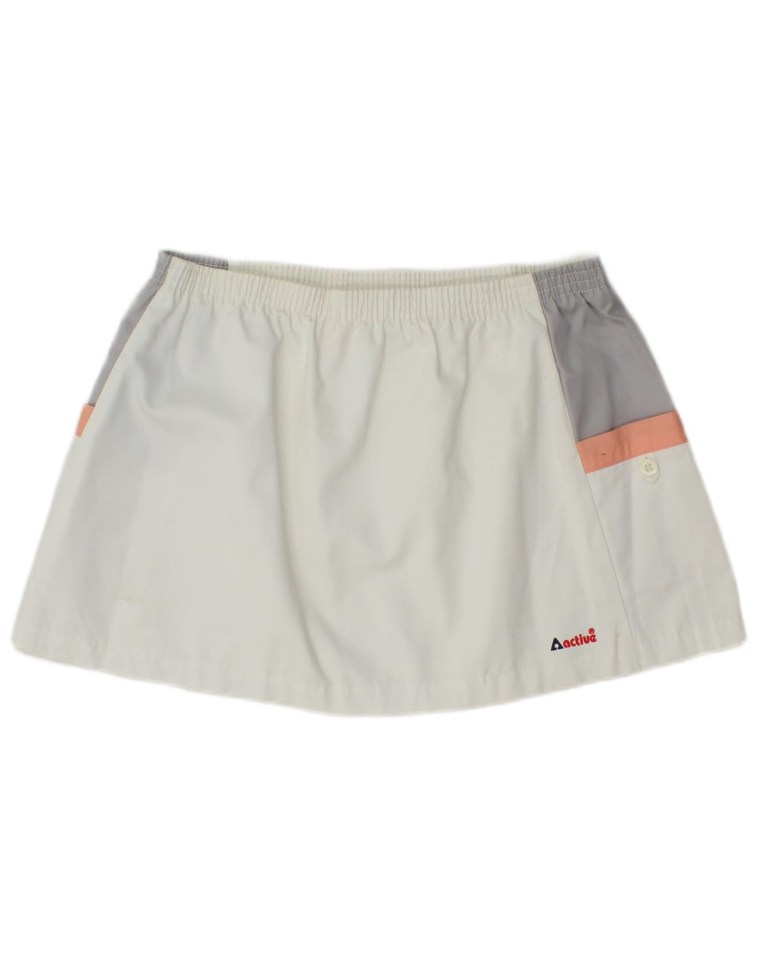 Active Womens Mini Jupe De Tennis EU 44 XL W32 Blanc Colorblock Polyester
