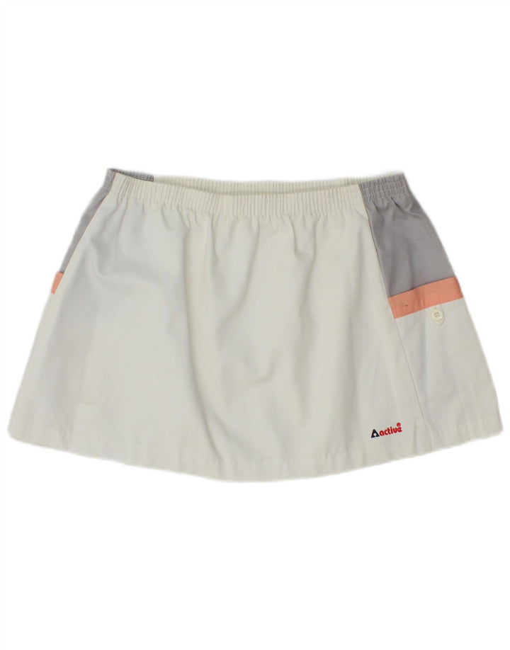 Active Womens Mini Jupe De Tennis EU 44 XL W32 Blanc Colorblock Polyester