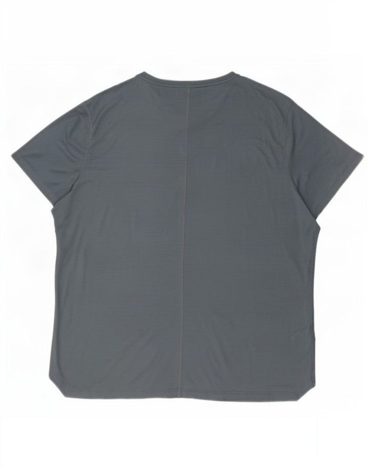 Asics T-Shirt Homme Top 2XL Bleu Marine Polyester