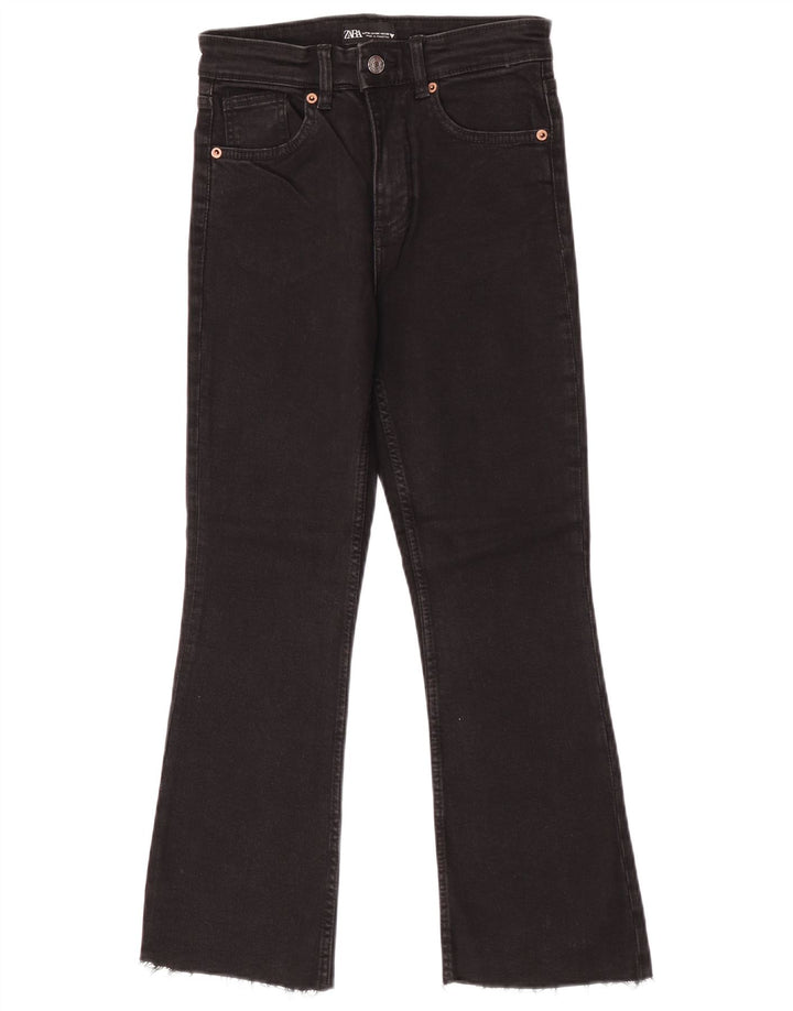 Zara Jean Bootcut Femme EU 36 XS W26 L25 Noir