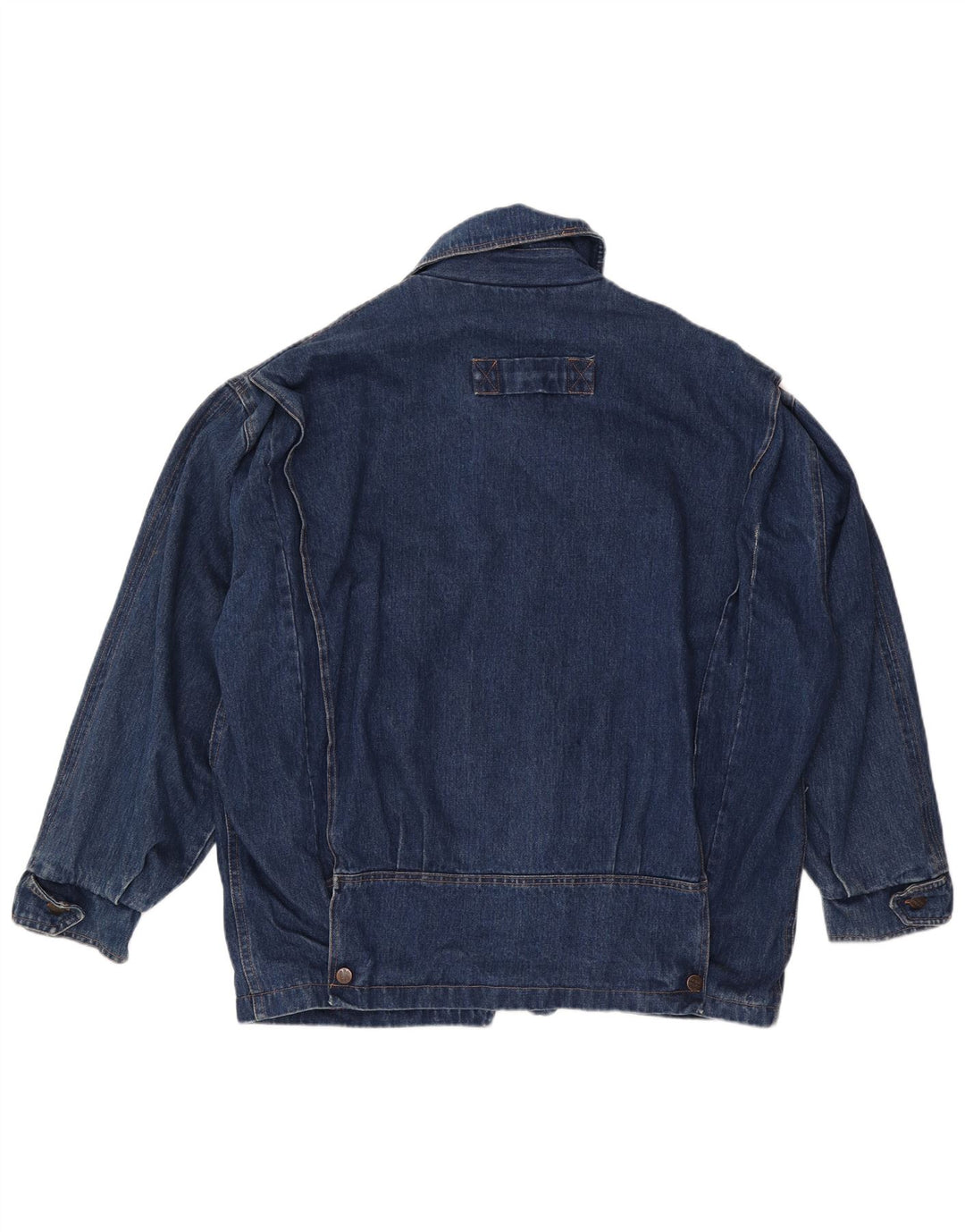 veste en jean homme vintage UK 44 2XL Bleu