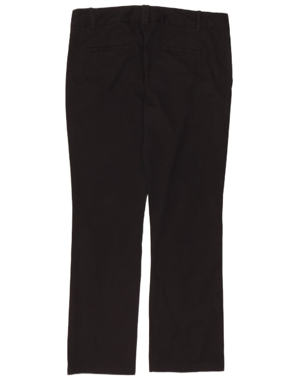Zara Pantalon Chino Femme EU 44 Large W34 L31 Noir