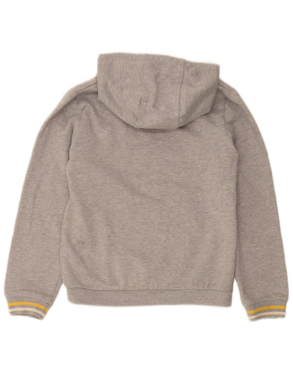 Mountain Warehouse Pull à capuche graphique pour garçon 12-13 ans Gris moucheté