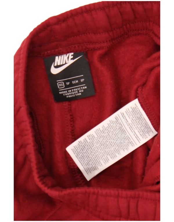 Nike Pantalon de survêtement pour homme en coton bordeaux XS